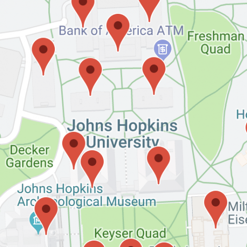 Johns Hopkins Hospital Map