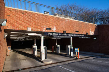 Homewood campus parking garage